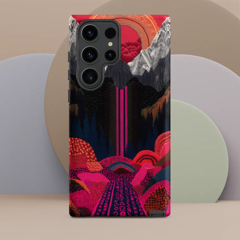Ethereal Cascade: A Surreal Landscape
