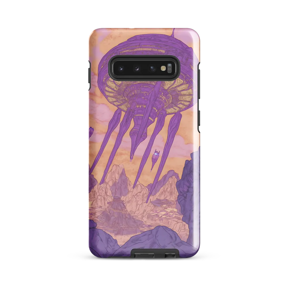 Elevated Serenity in a Futuristic Realm | Phone Case |  S10 Plus | Tough Case | Glossy