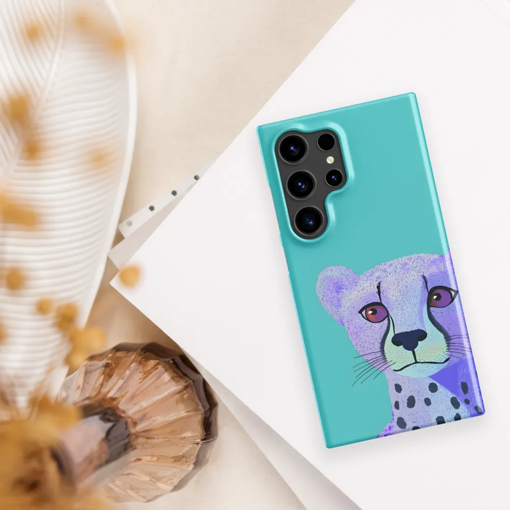 Curious Cheetah | Phone Case |  S24 Ultra | Snap Case | Matte