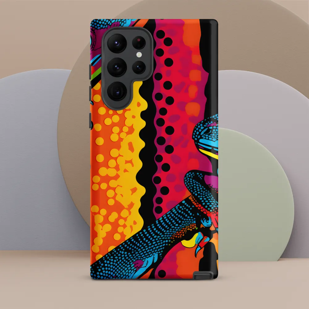 Colorful Encounters: The Playful Geckos
