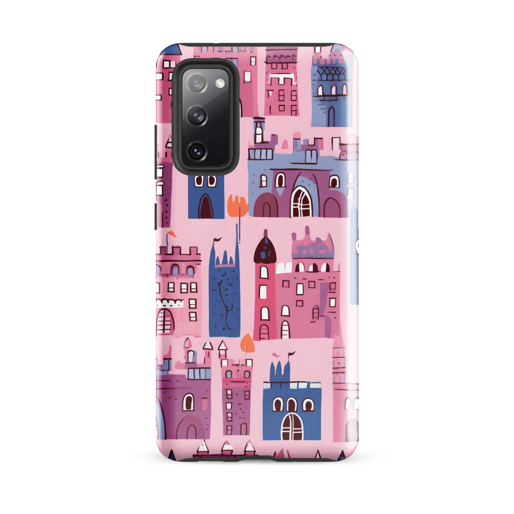 Whimsical Castles: A Playful Tapestry | Phone Case |  S20 FE | Tough Case | Glossy