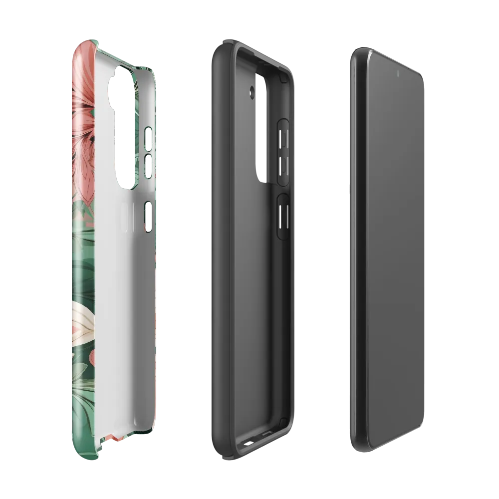 Tropical Blossoms | Phone Case |  S21 | Tough Case | Glossy