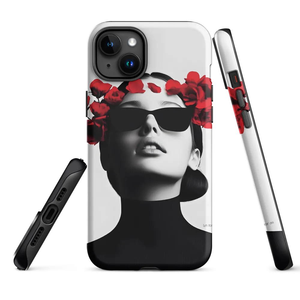 Blooming Elegance | Phone Case |  15 Plus | Tough Case | Matte