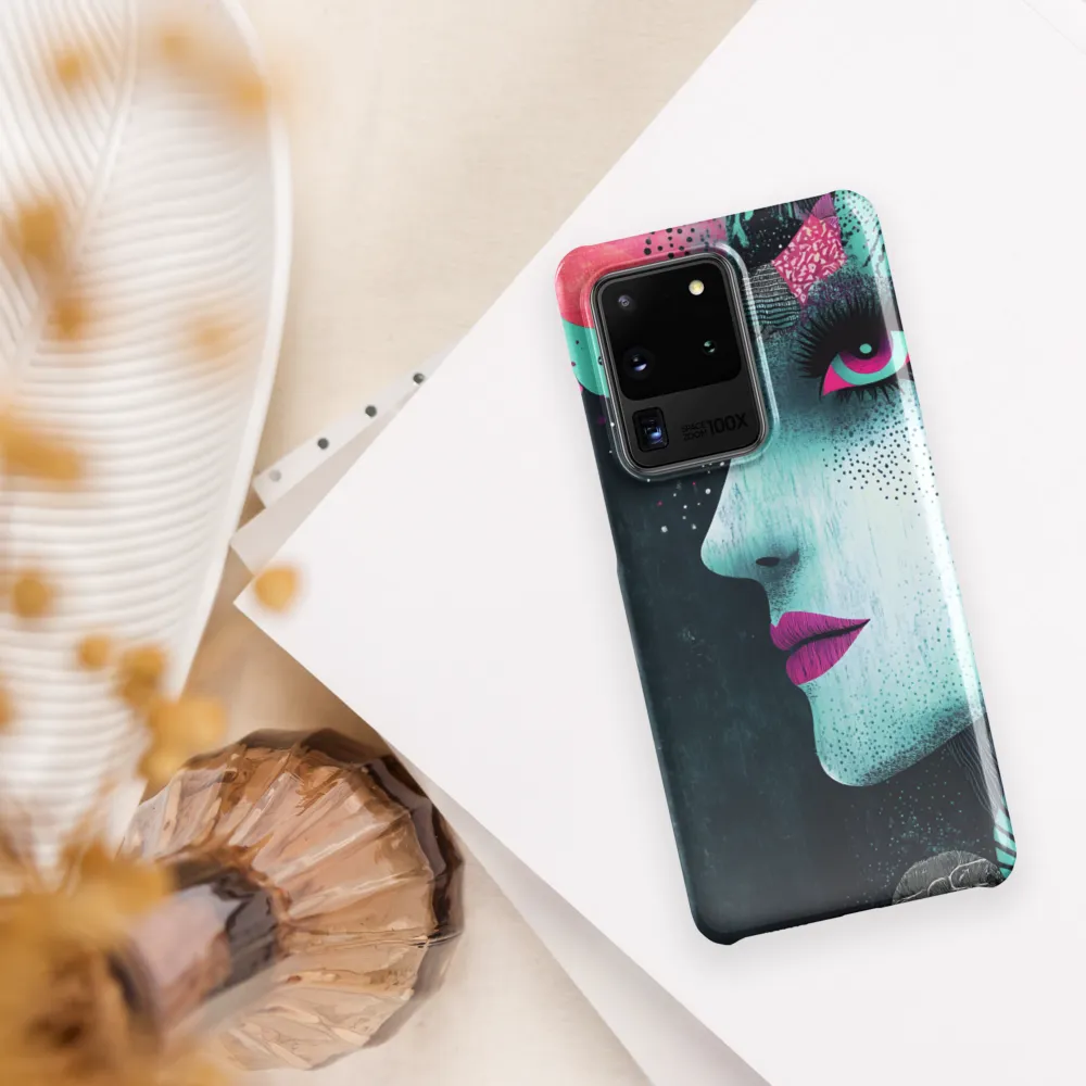 Mystical Beauty in Blue and Pink | Phone Case |  S20 Ultra | Snap Case | Glossy