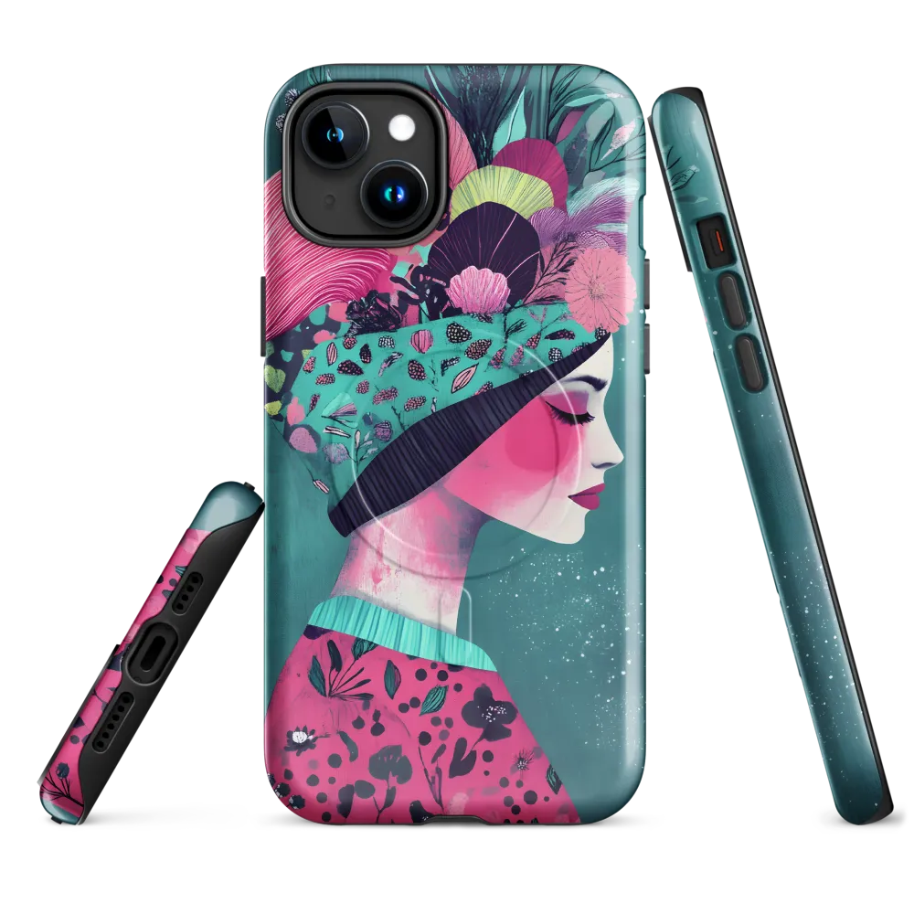 Whimsical Floral Portrait
