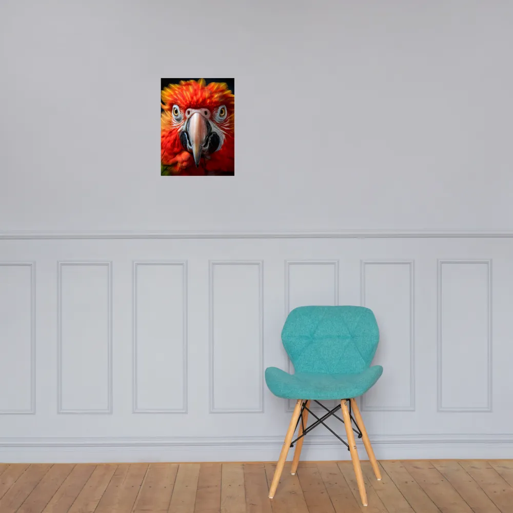 The Fiery Gaze of the Parrot