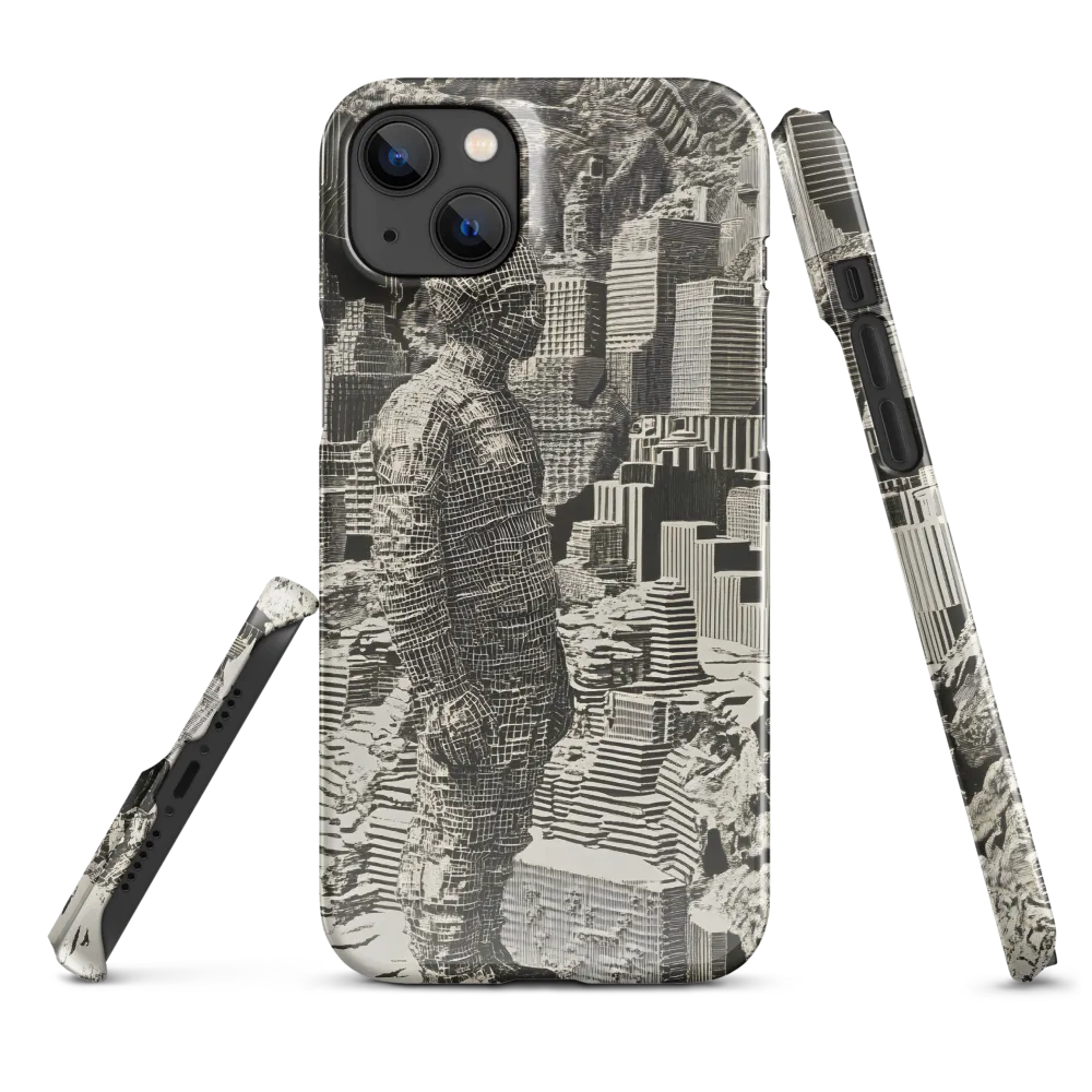 Contemplation in an Abstract Landscape | Phone Case |  14 Plus | Snap Case | Glossy