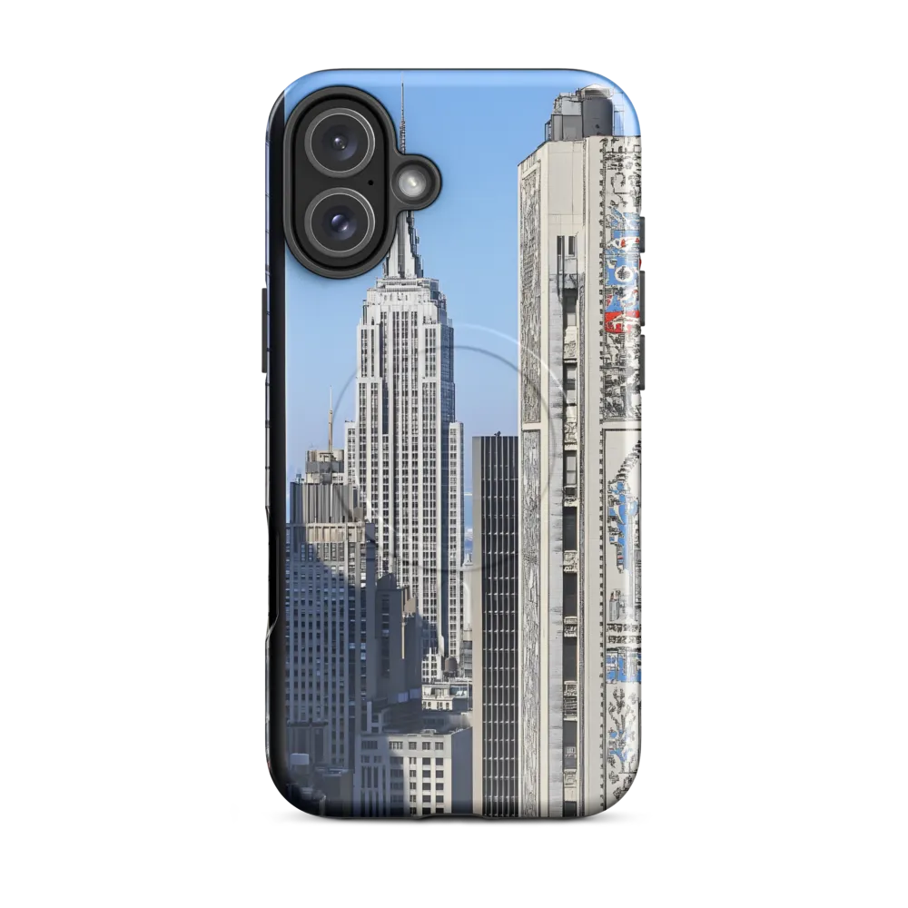 Urban Elegance: New York's Iconic Skyline | Phone Case |  16 Plus | MagSafe® Tough Case | Glossy