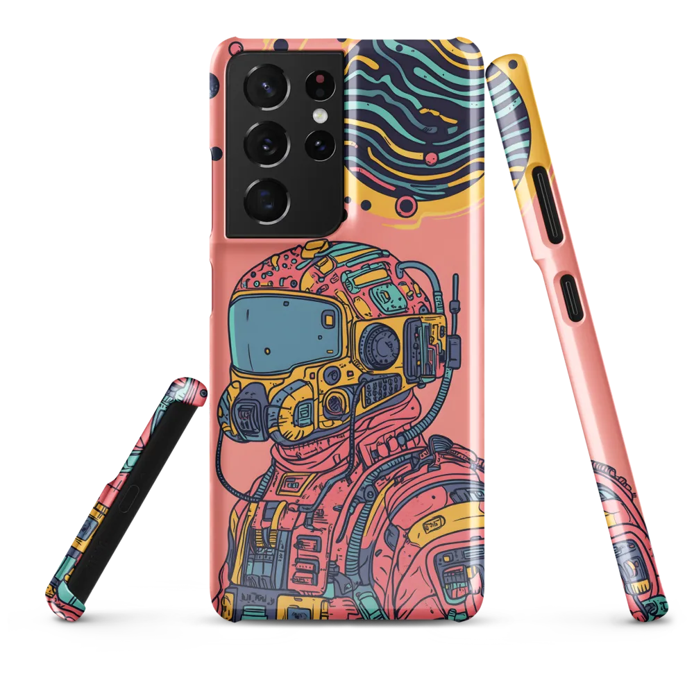 Exploration Beyond: A Digital Astronaut | Phone Case |  S21 Ultra | Snap Case | Glossy