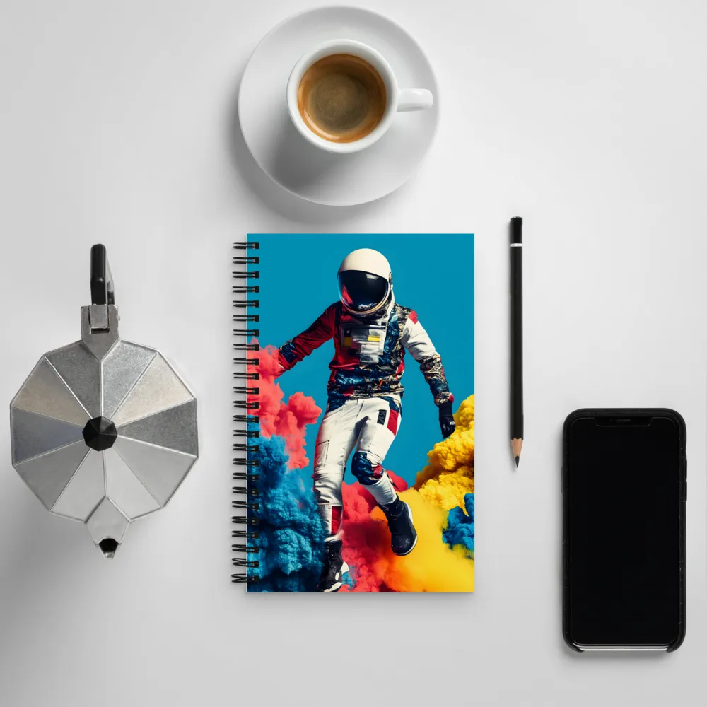 Brave New Worlds: An Astronaut's Journey | Spiral Notebook