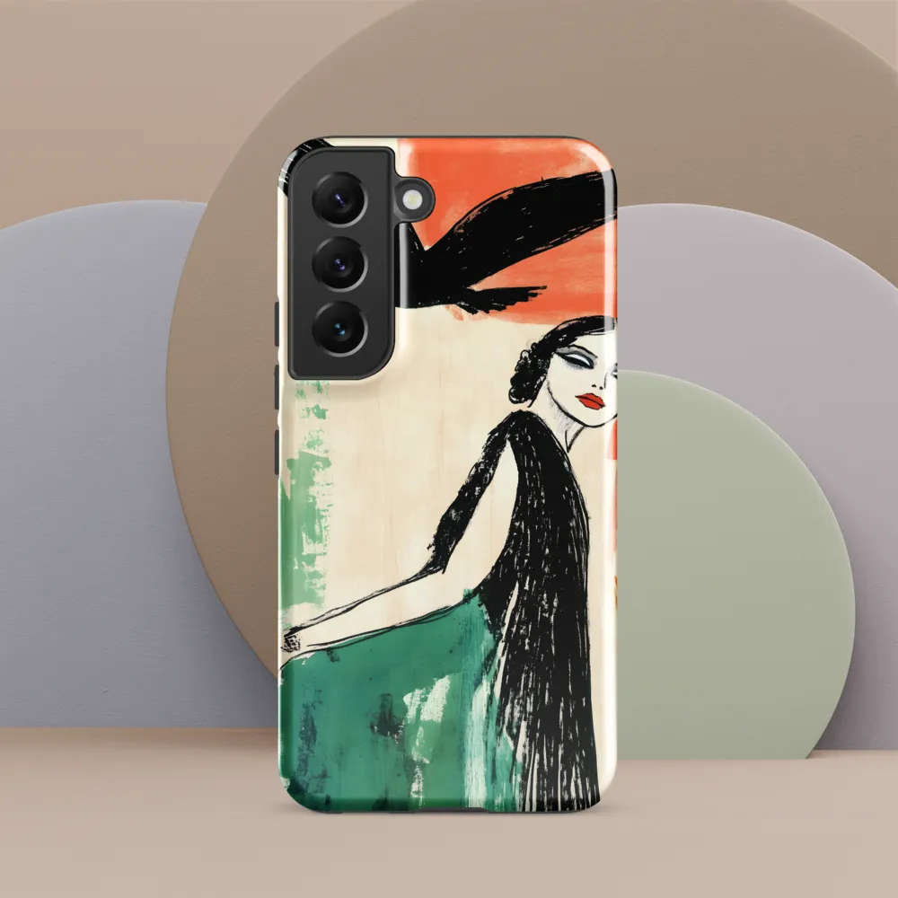 Elegance in Flight | Phone Case |  S22 | Tough Case | Glossy