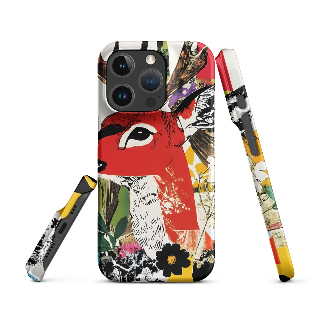 Vibrant Harmony: The Deer in Nature | Phone Case |  16 Pro | Snap Case | Matte