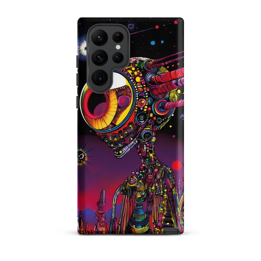 Cosmic Alien Odyssey | Phone Case |  S22 Ultra | Tough Case | Matte