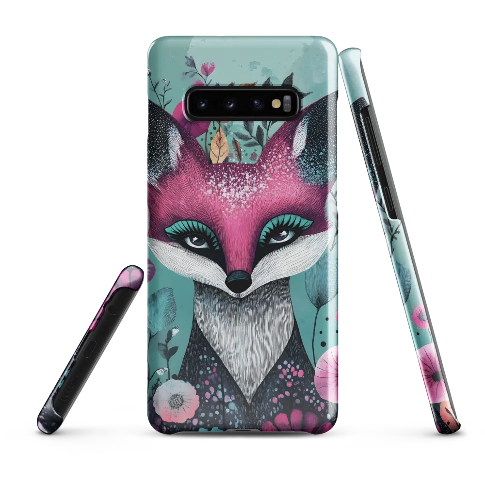 Whimsical Fox Among Blossoms | Phone Case |  S10 Plus | Snap Case | Glossy