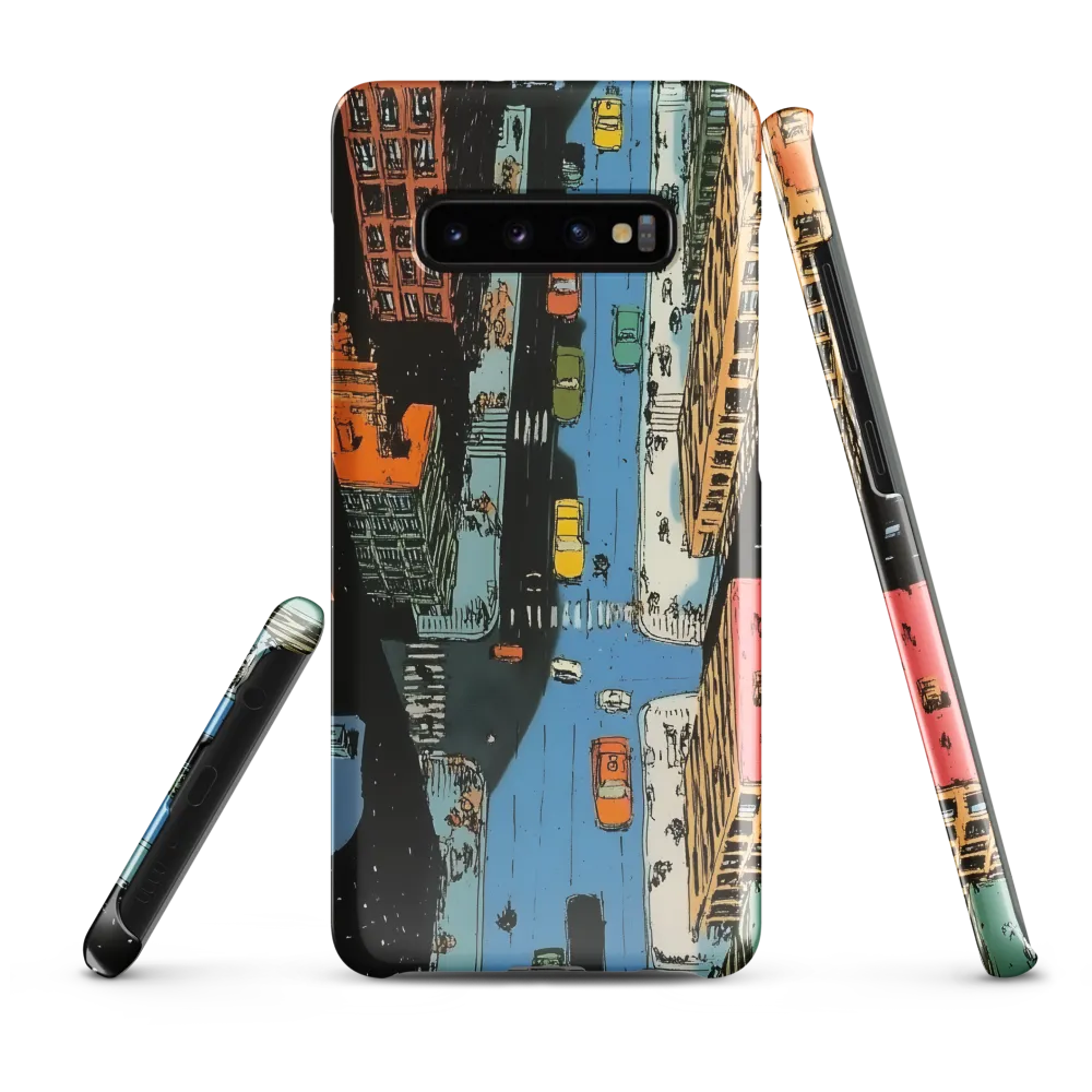 Urban Pulse: A Day in the City | Phone Case |  S10 Plus | Snap Case | Glossy