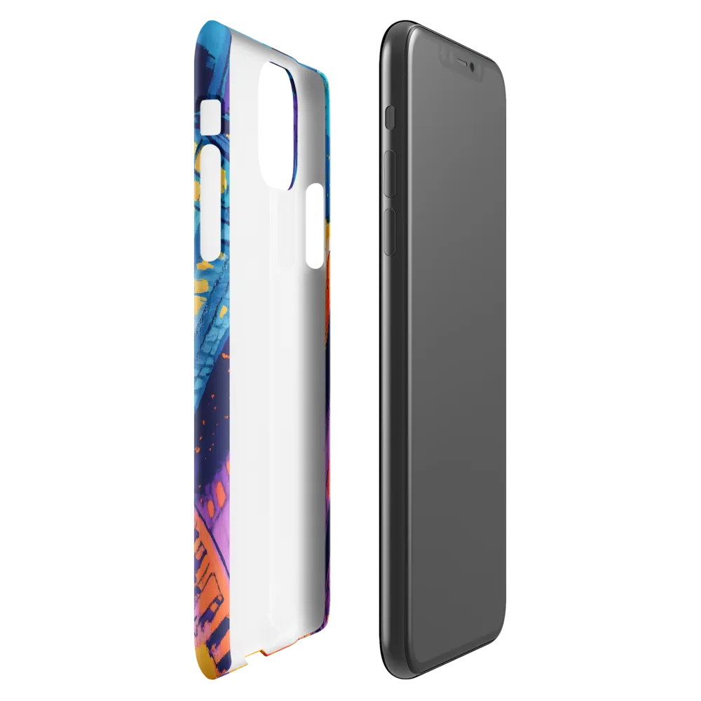 Electric City Nightscape | Phone Case |  11 Pro Max | Snap Case | Glossy