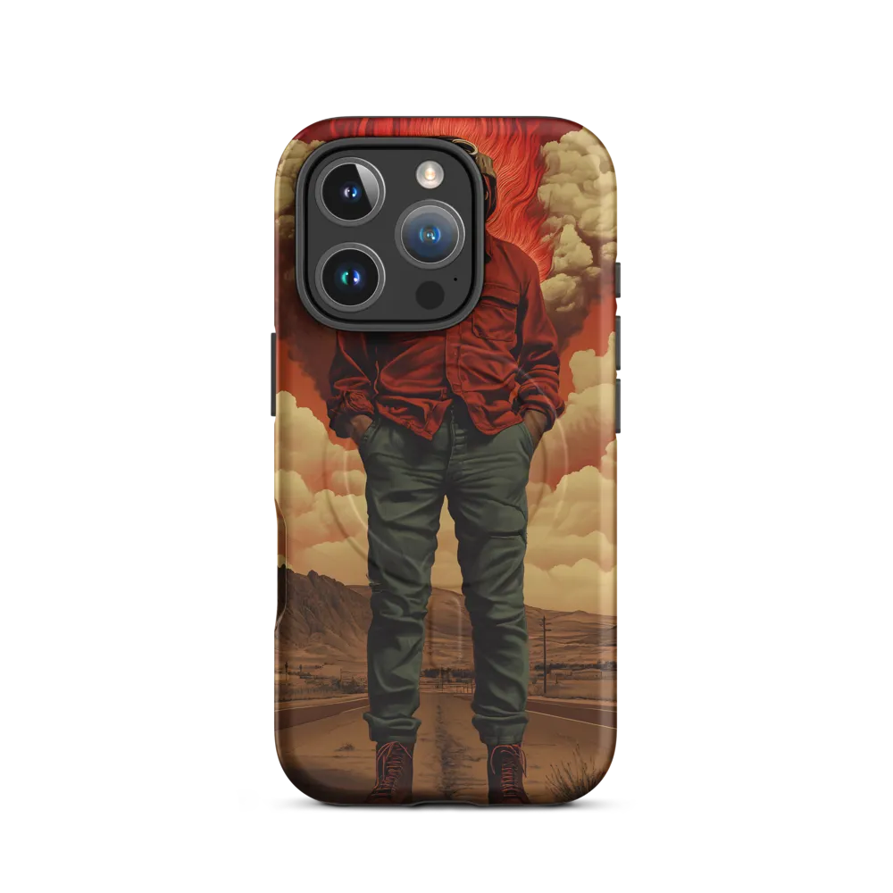 Defiant Spirit in a Surreal Landscape