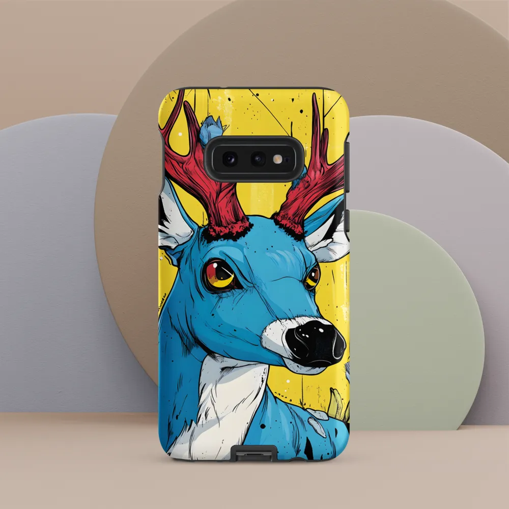 Vivid Antlers: A Modern Take on Nature