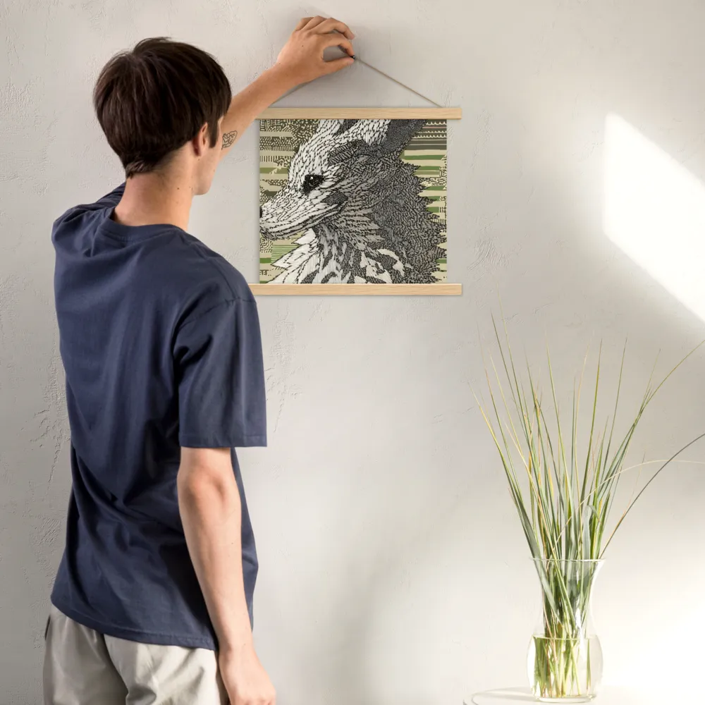 Reflections of the Forest | Poster With Oak Wood Hanger | 14″×14″