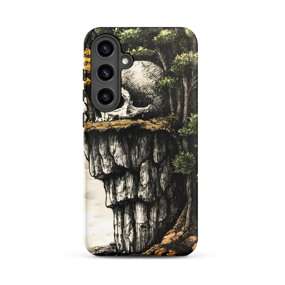 The Whispering Skull: A Surreal Encounter with Nature | Phone Case |  S24 Plus | Tough Case | Matte