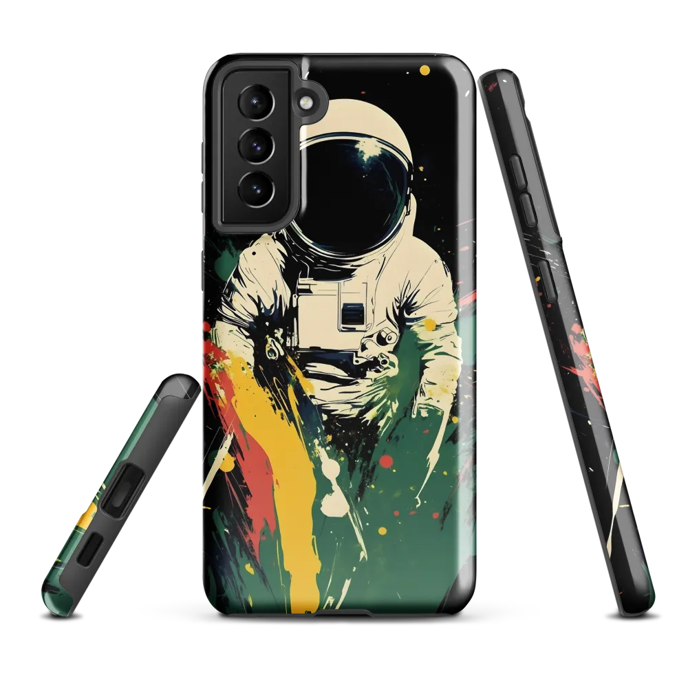 Cosmic Splash: The Astronaut's Journey