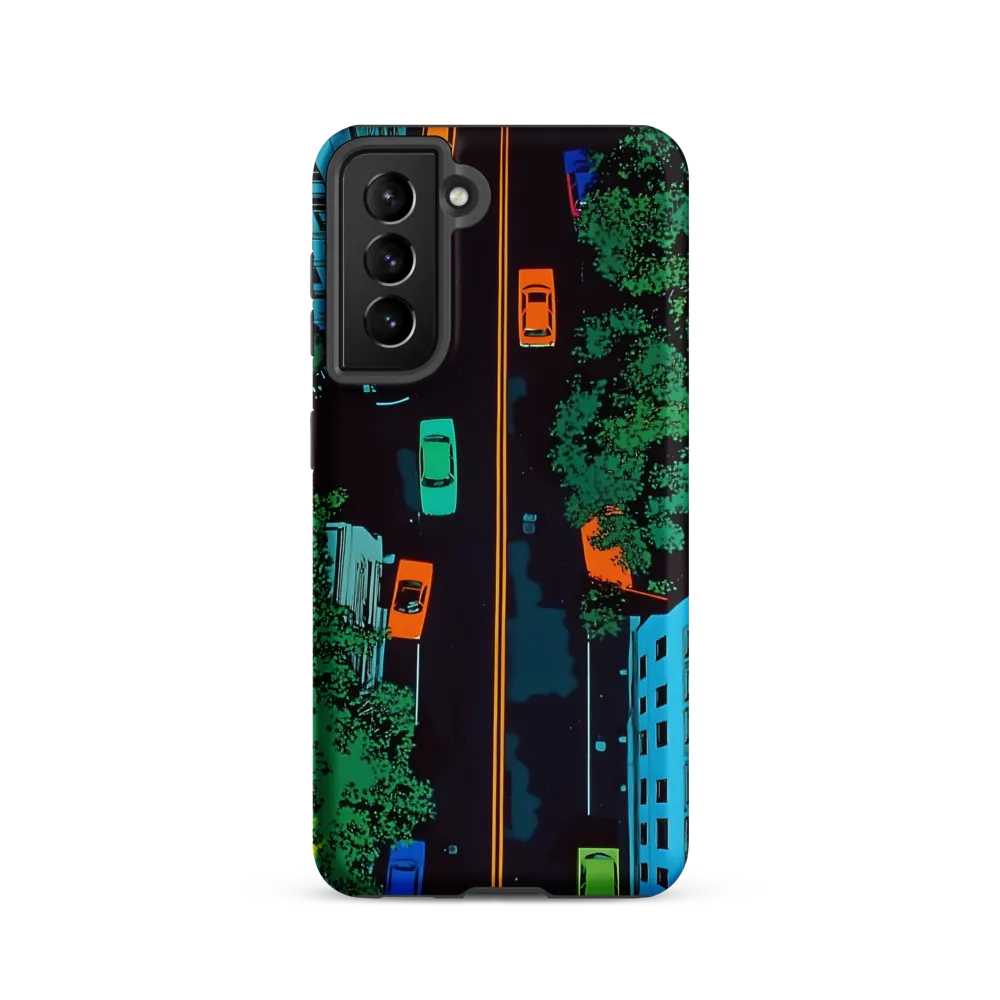 Urban Pulse: A Colorful Intersection