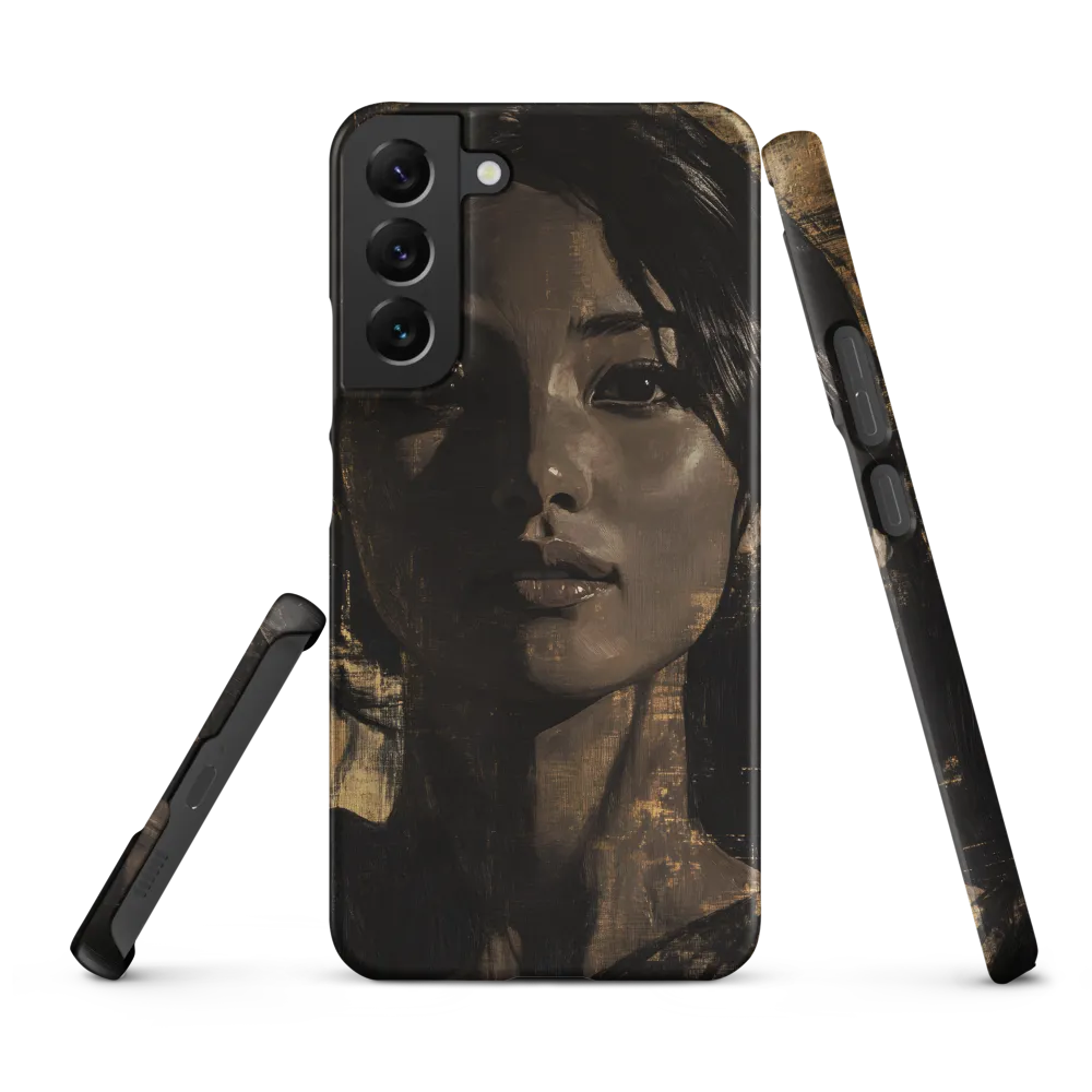 Golden Gaze: A Contemporary Portrait