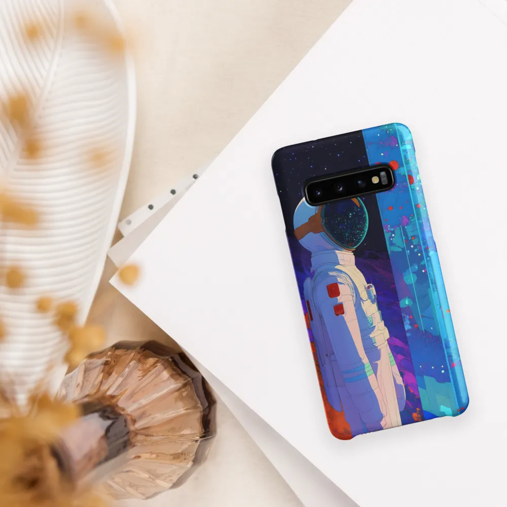 Cosmic Exploration: The Astronaut's Journey | Phone Case |  S10 | Snap Case | Matte