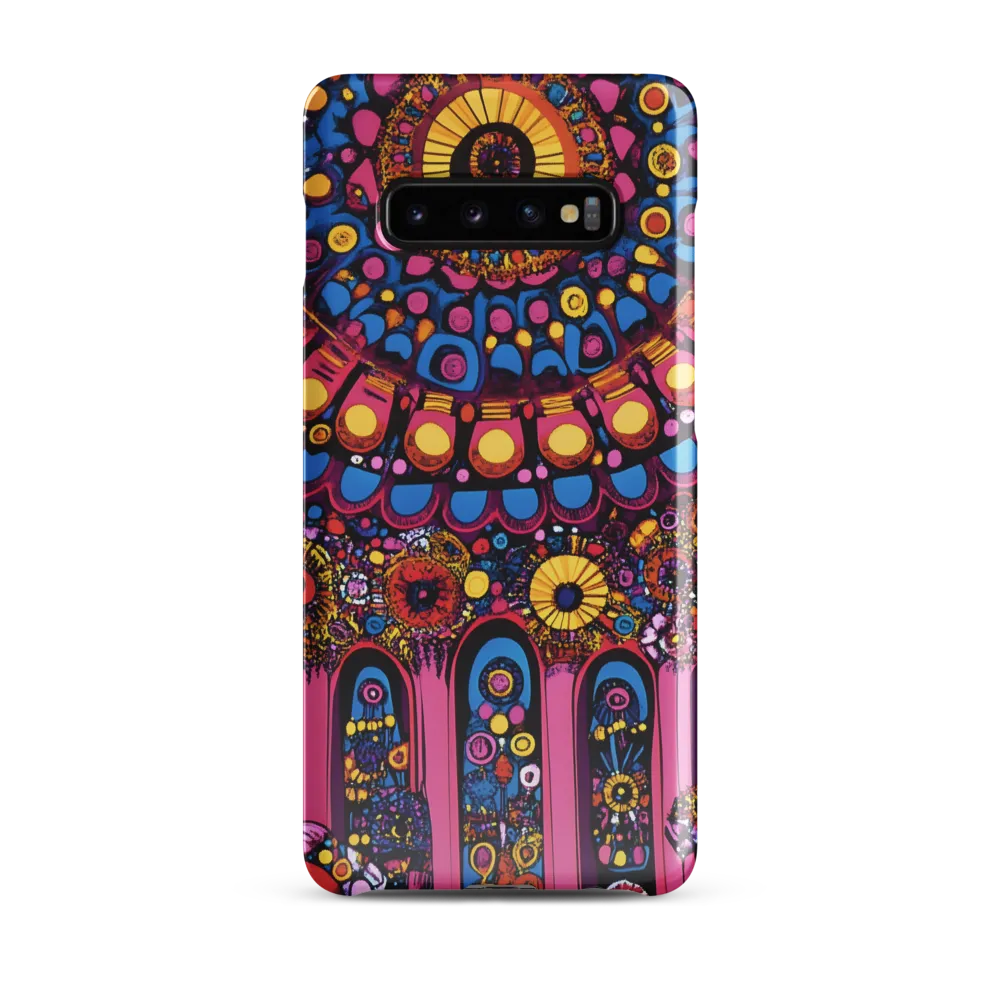 Whimsical Mandala Symphony | Phone Case |  S10 Plus | Snap Case | Glossy