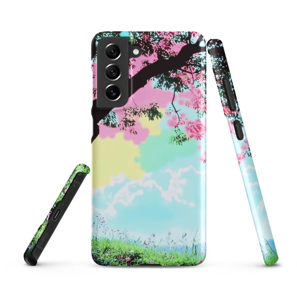 Pastel Dreams: A Surreal Tree Landscape