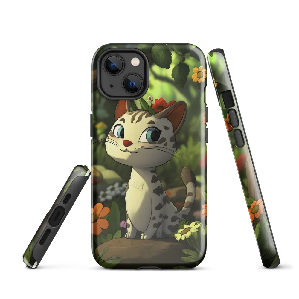 Whimsical Forest Cat