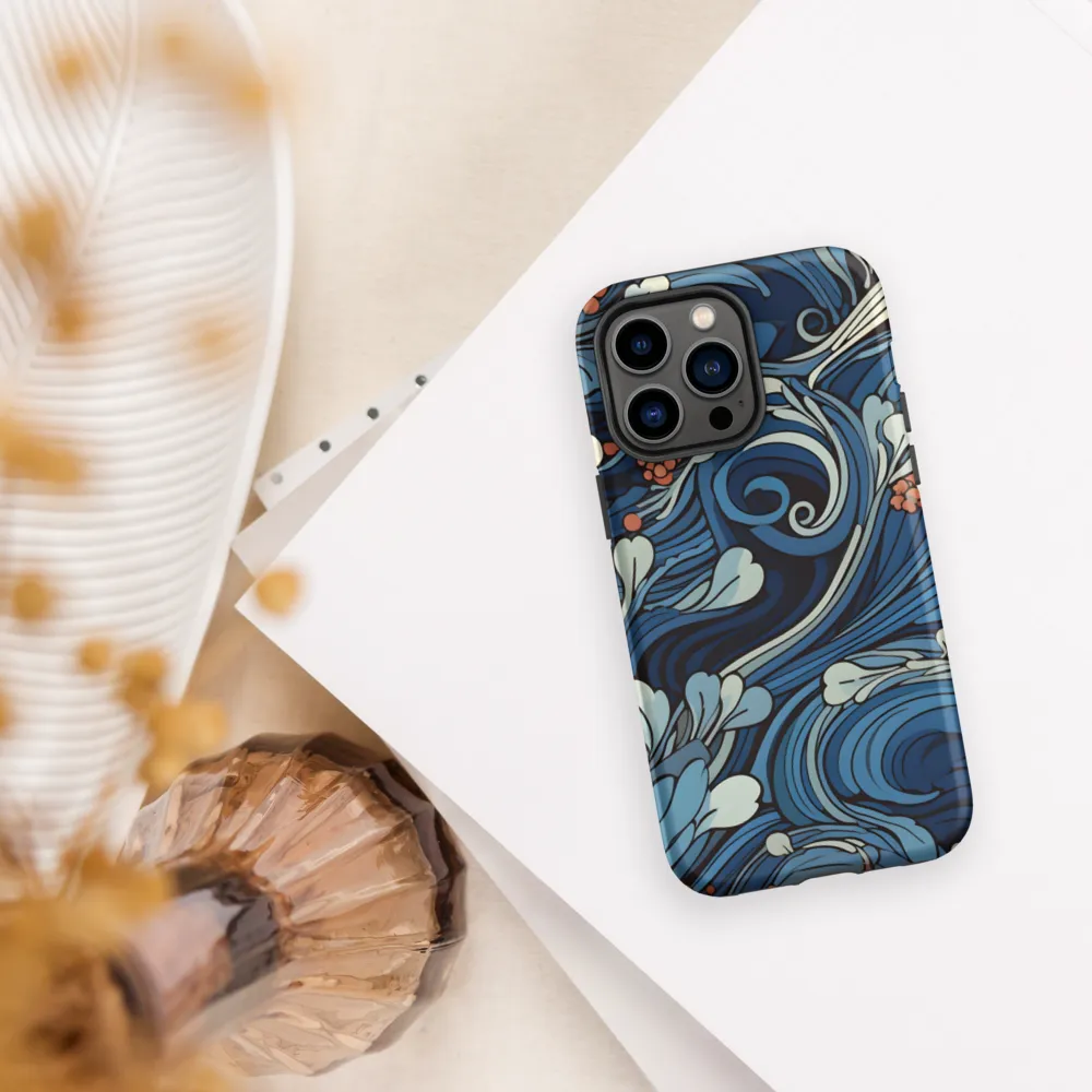 Nature's Elegance: An Oceanic Tapestry | Phone Case |  14 Pro Max | Tough Case | Matte