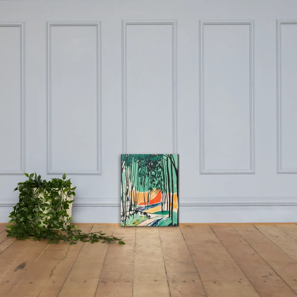 Winding Path Through the Forest | Canvas | 16″×20″
