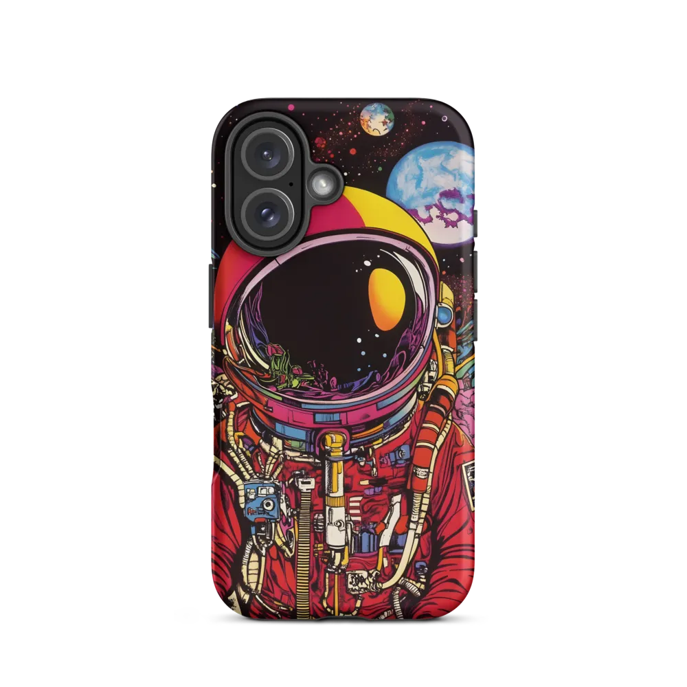 Cosmic Journey: An Astronaut's Exploration | Phone Case