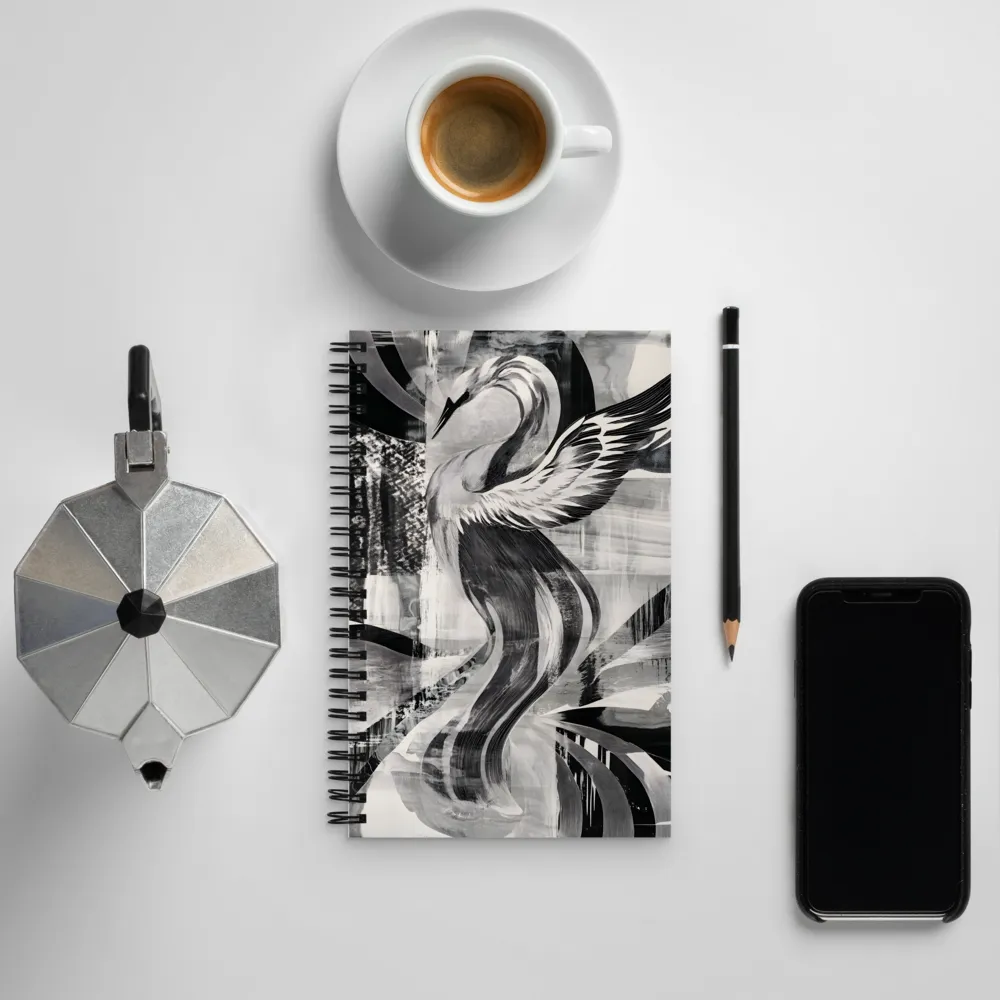 Elegance in Motion | Spiral Notebook