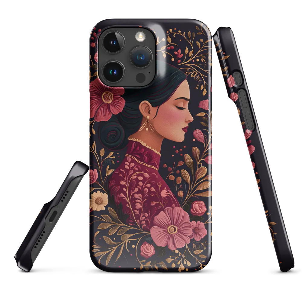 Portrait of Serenity | Phone Case |  16 Pro Max | Snap Case | Glossy