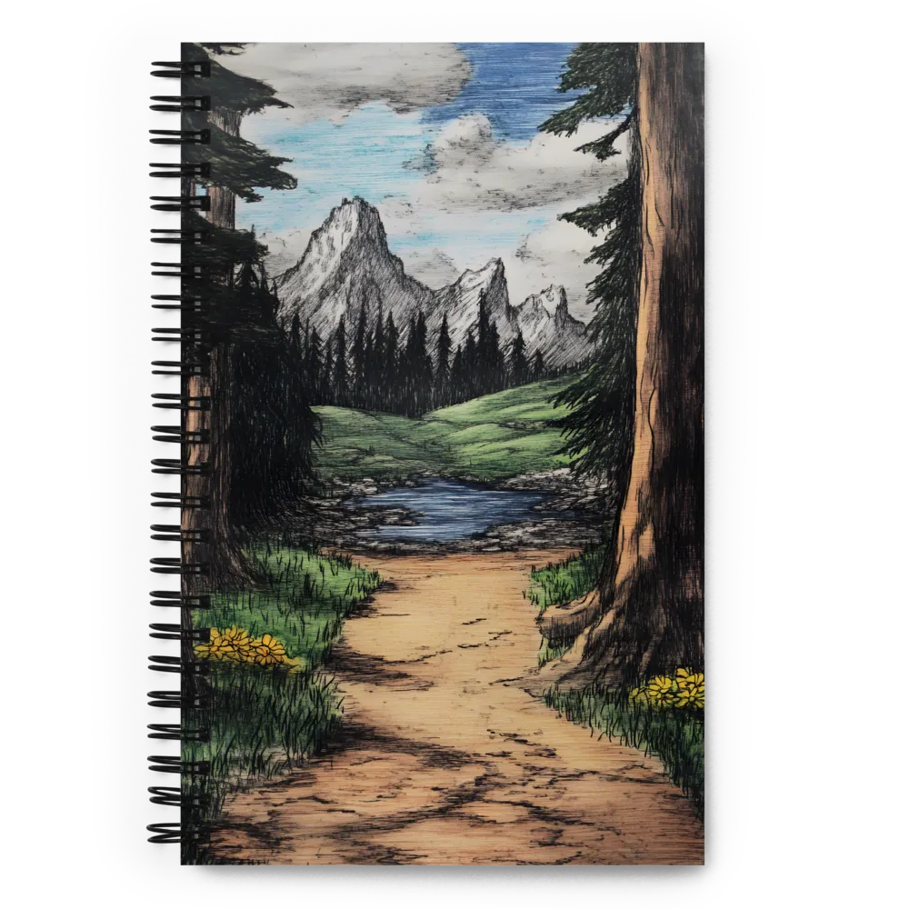 Pathway to Serenity | Spiral Notebook