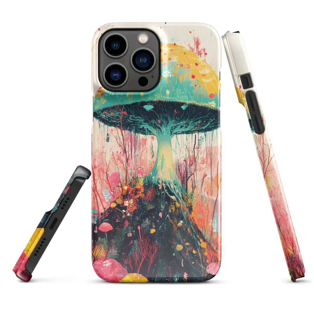 Whimsical Mushroom Forest | Phone Case |  13 Pro Max | Snap Case | Glossy