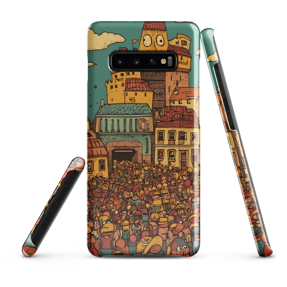 The Quirky City Gathering | Phone Case |  S10 Plus | Snap Case | Glossy