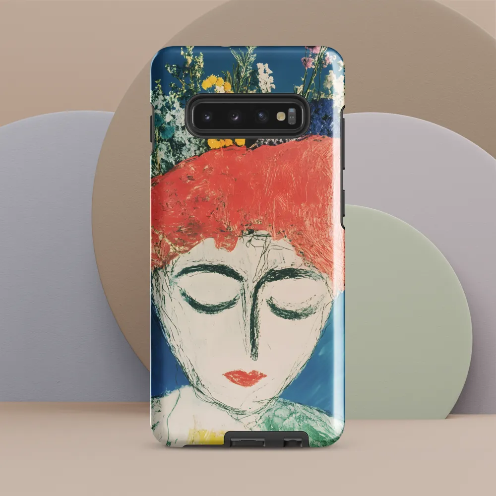 Serenity in Bloom | Phone Case |  S10 Plus | Tough Case | Glossy