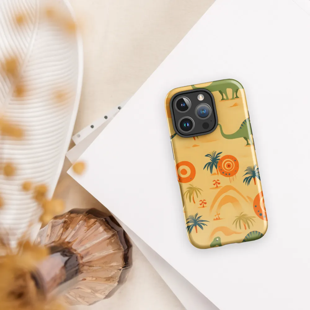 Prehistoric Playtime | Phone Case |  16 Pro | Tough Case | Glossy