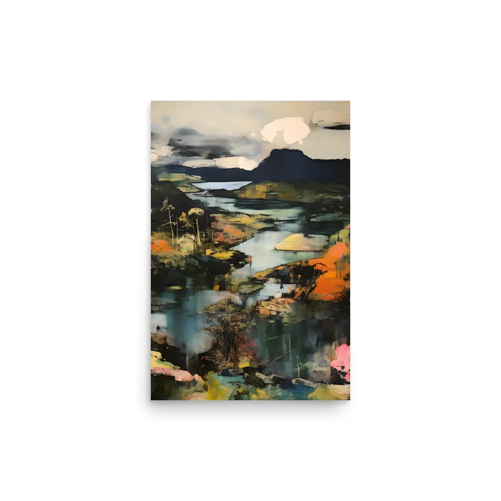 Harmony of Nature: An Abstract Journey | Poster | 12″×18″
