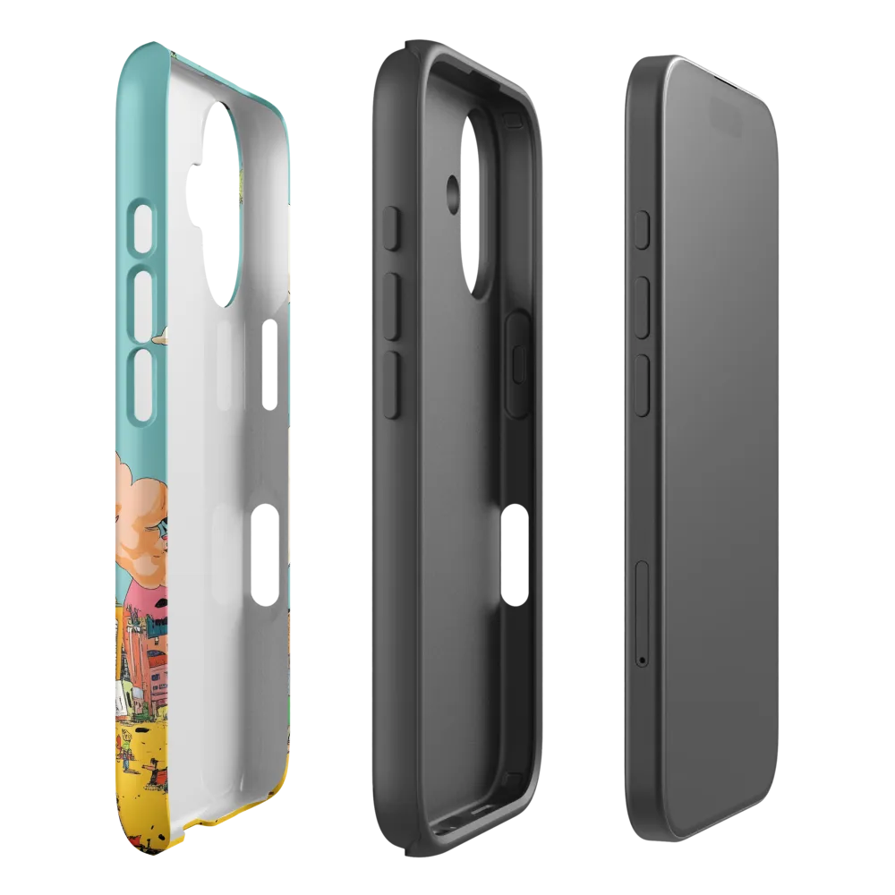 Urban Fantasia: A Whimsical Encounter | Phone Case |  16 | Tough Case | Matte