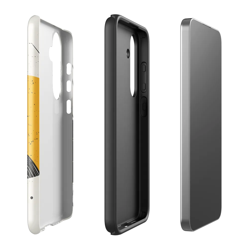 Dynamic Harmony in Black and Yellow