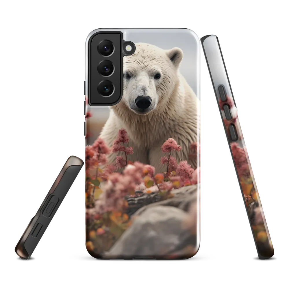 Curiosity Among Blooms: The Polar Bear