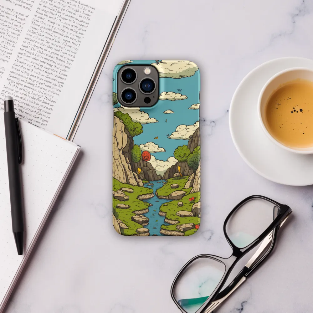 Whimsical Serenity: A Canyon Landscape