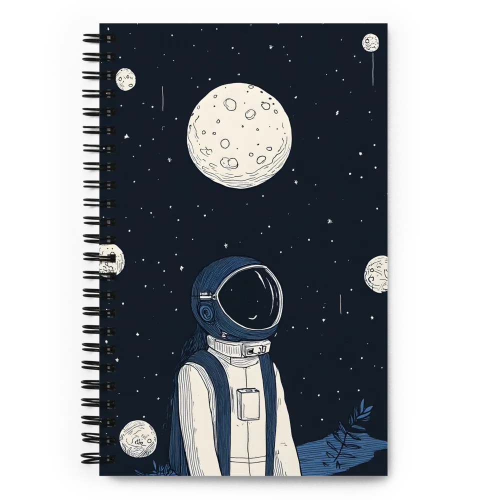 Gazing at the Cosmos | Spiral Notebook