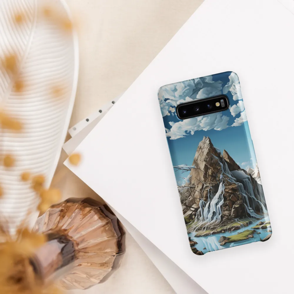 Majestic Cascade: A Mountain Masterpiece