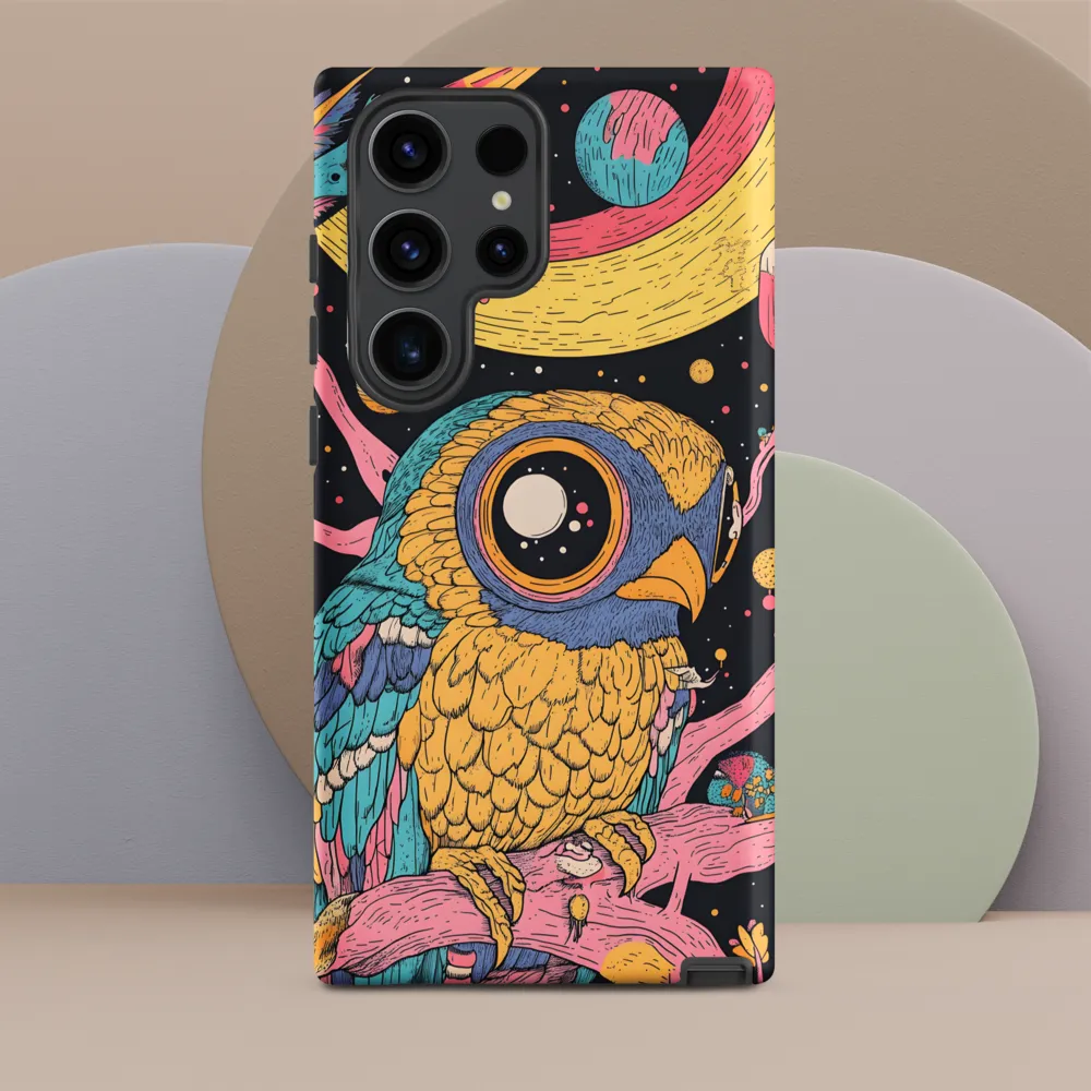 Whimsical Cosmic Owl | Phone Case |  S23 Ultra | Tough Case | Matte