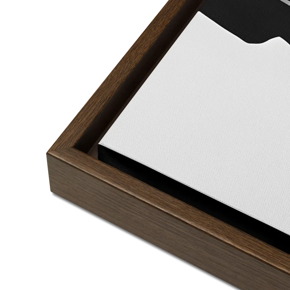 Veil of Mystery | Canvas with Brown Frame | 18″×24″